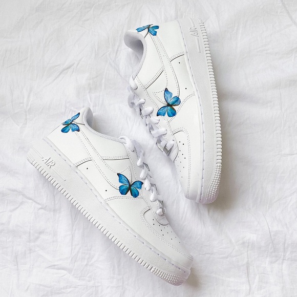 Nike custom 🦋 air force 1 sneakers - Picture 3 of 4